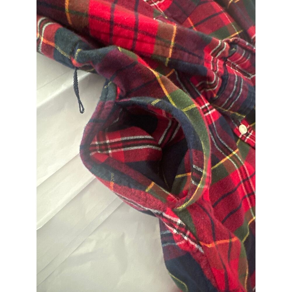 POLO RALPH LAUREN Flannel Cotton christmas Shirtdress, 
Sz6X (* belt is missing) - Picture 6 of 7